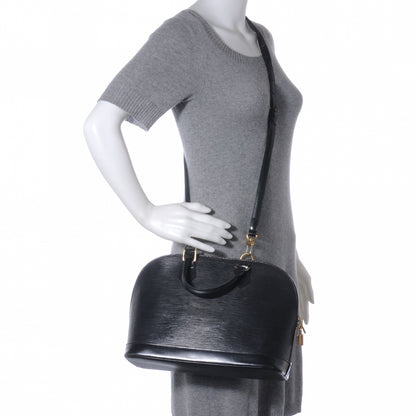 Louis Vuitton Epi Alma Black 2 of 7