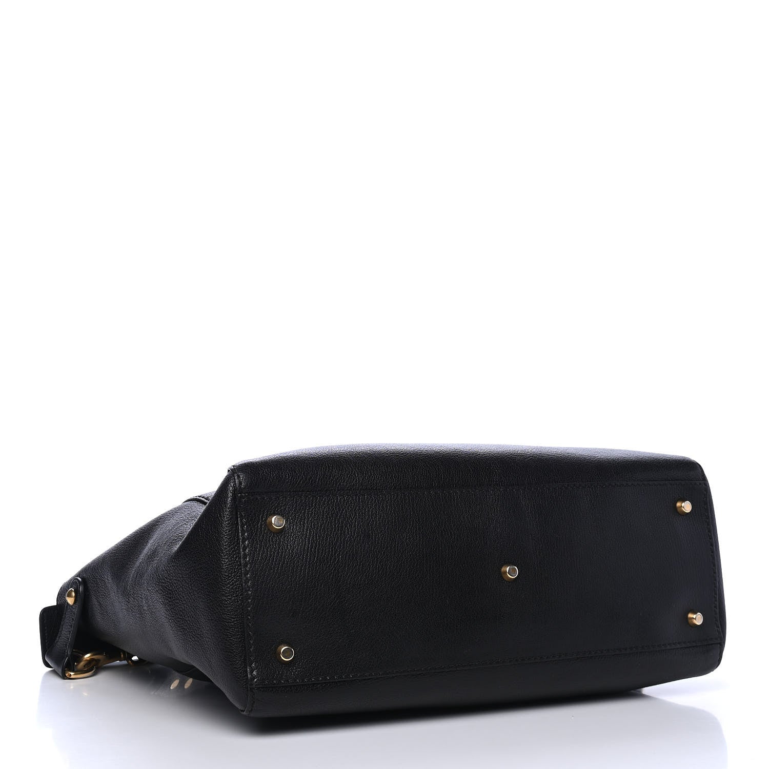 Christian Dior Goatskin DIORANGELES Tote Black 3 of 4