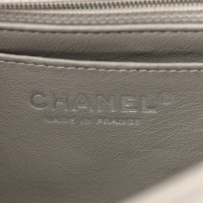Chanel Lambskin Quilted Mini Rectangular Flap Grey 6 of 11