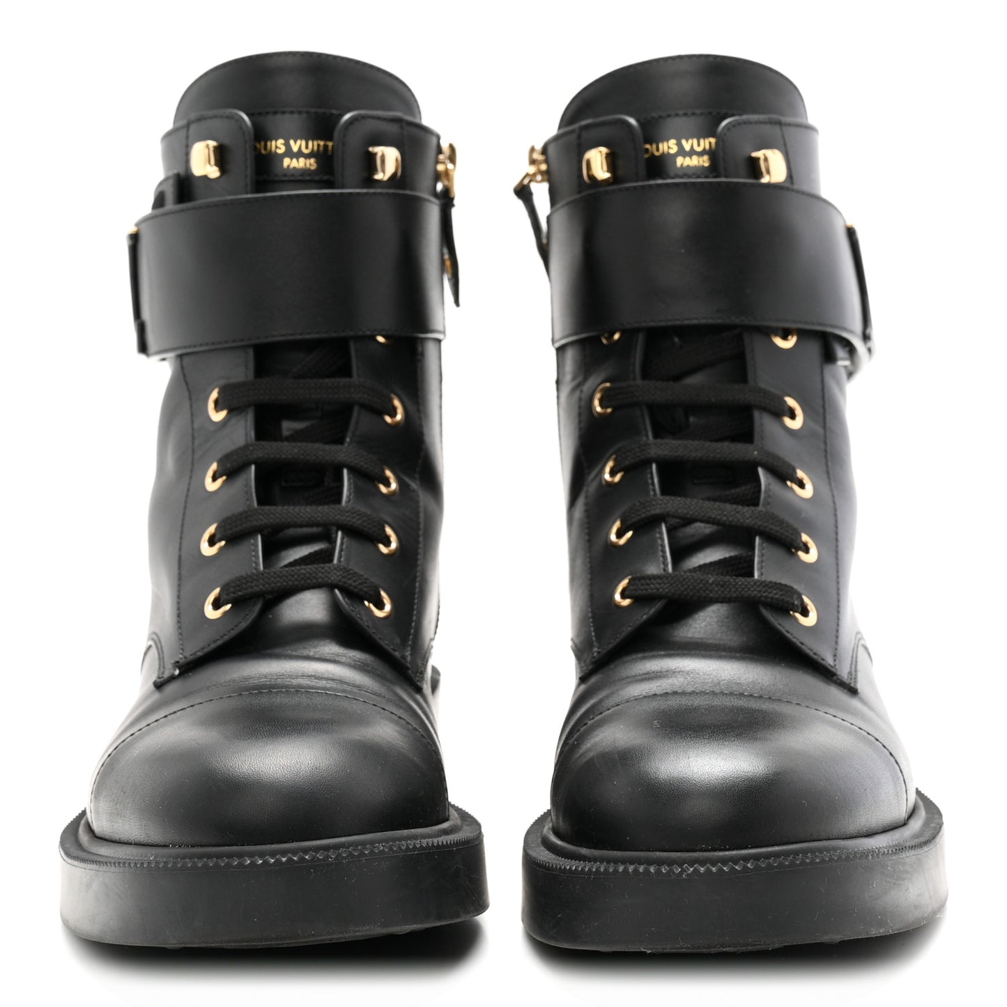 Calfskin Ranger Boots 40 Black