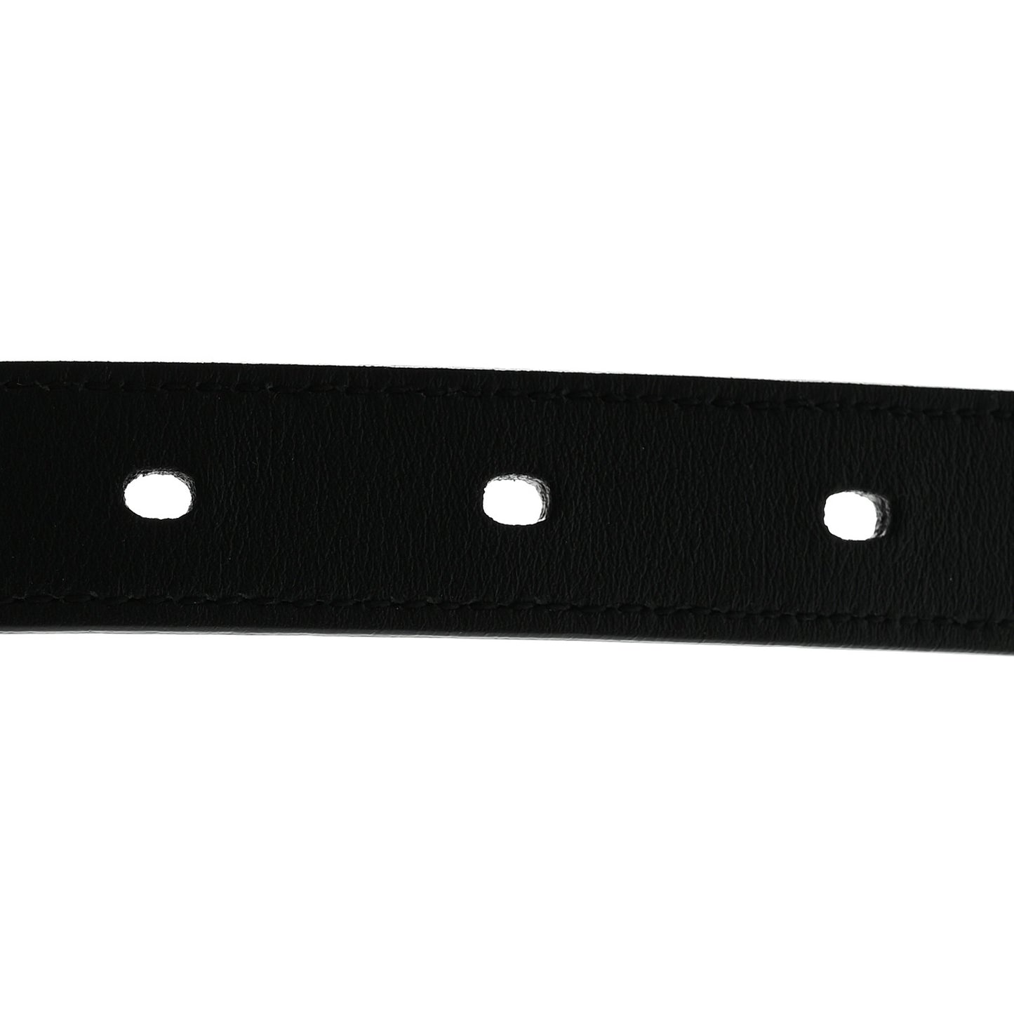 Smooth Calfskin Monogram Square Buckle Belt 90 Black