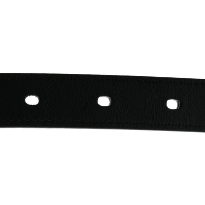 Saint Laurent Smooth Calfskin Monogram Square Buckle Belt 90 Black 6 of 7