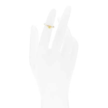 Tiffany 18K Yellow Gold Fancy Yellow Diamond .29ct Solitaire Cushion Cut Engagement Ring 43 2.75 2 of 5