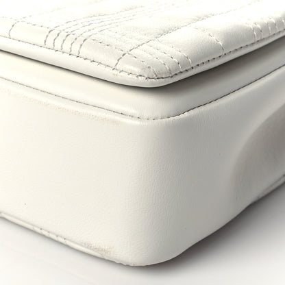 Burberry Lambskin Quilted Small Lola Bag White 10 of 13