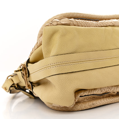 Chloe Snakeskin Medium Paraty Beige 9 of 17