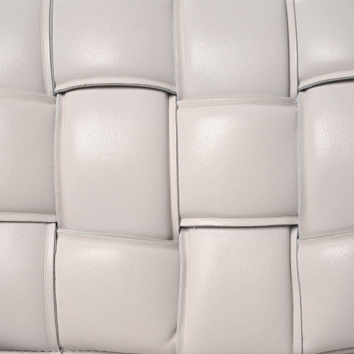 Bottega Veneta Nappa Maxi Intreccio Padded Cassette Crossbody Bag Chalk 9 of 14