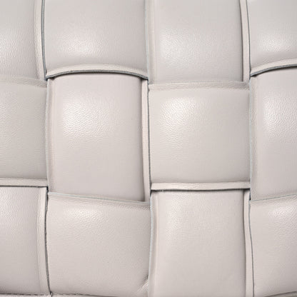 Bottega Veneta Nappa Maxi Intreccio Padded Cassette Crossbody Bag Chalk 9 of 14
