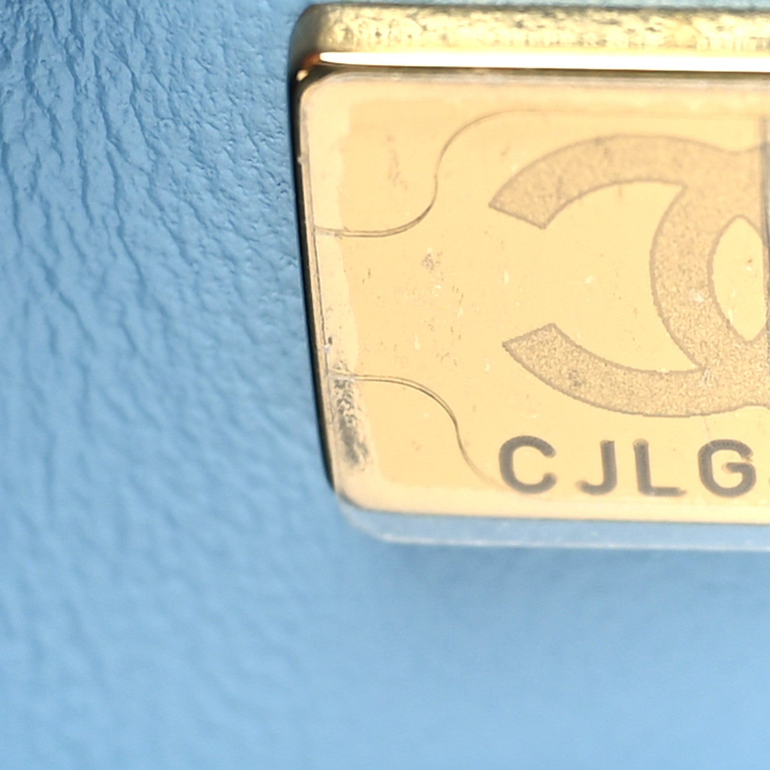 Chanel Caviar Quilted Small Double Flap Light Blue 7 of 11