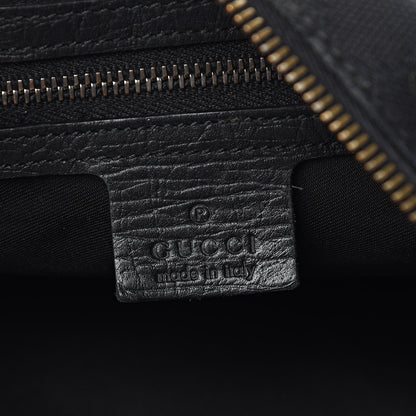 Gucci Monogram Medium Horsebit Chain Hobo Black 6 of 13