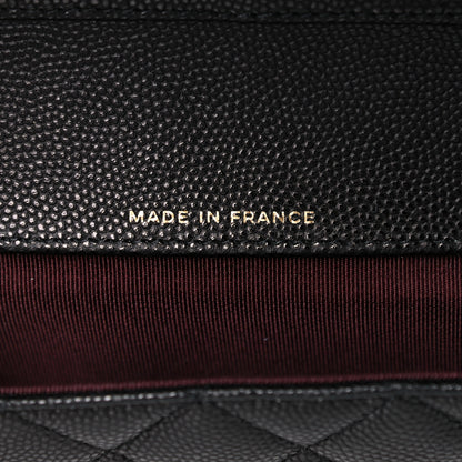 Chanel Caviar Quilted Glasses Case With Chain Black 7 of 11