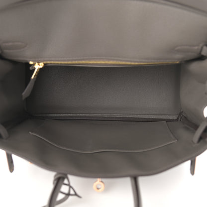 Hermes Togo Birkin 25 Etain 4 of 11