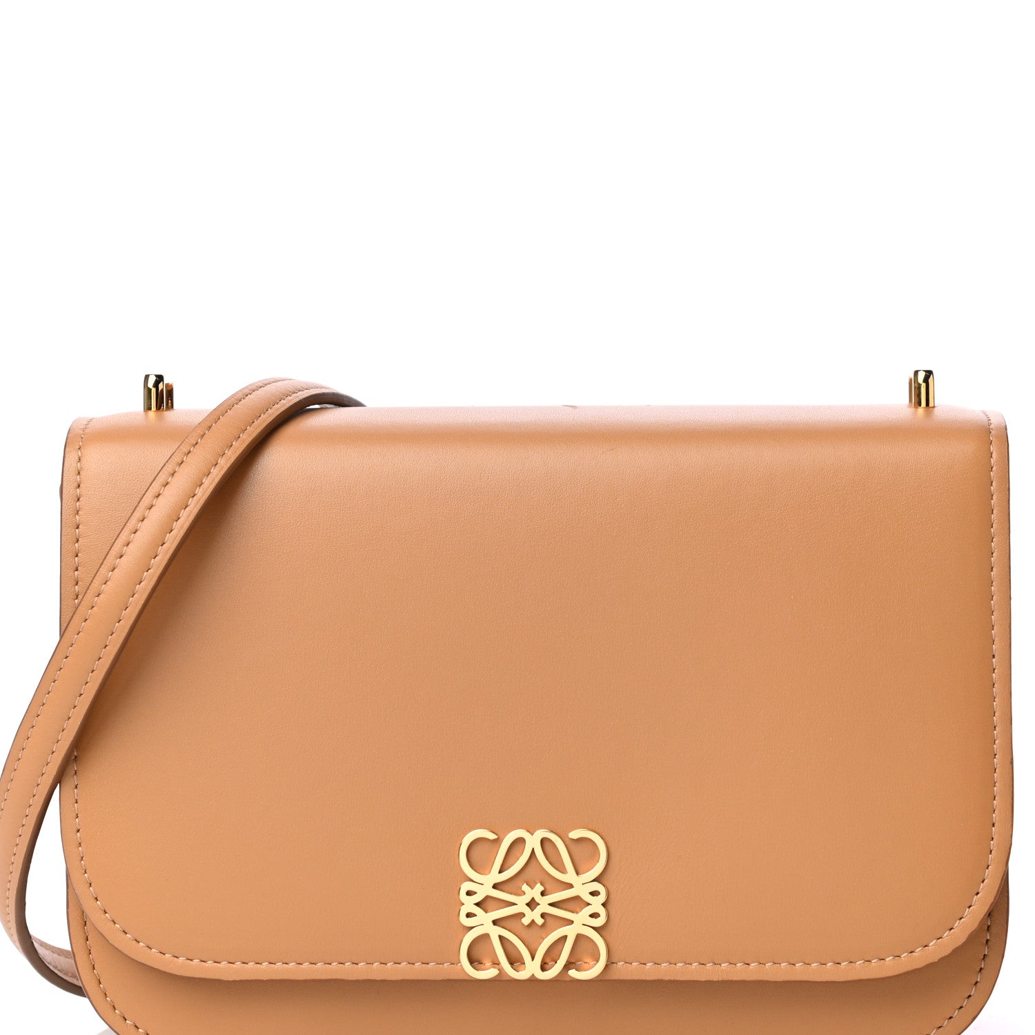 Loewe Silk Calfskin Goya Bag Tan 8 of 11