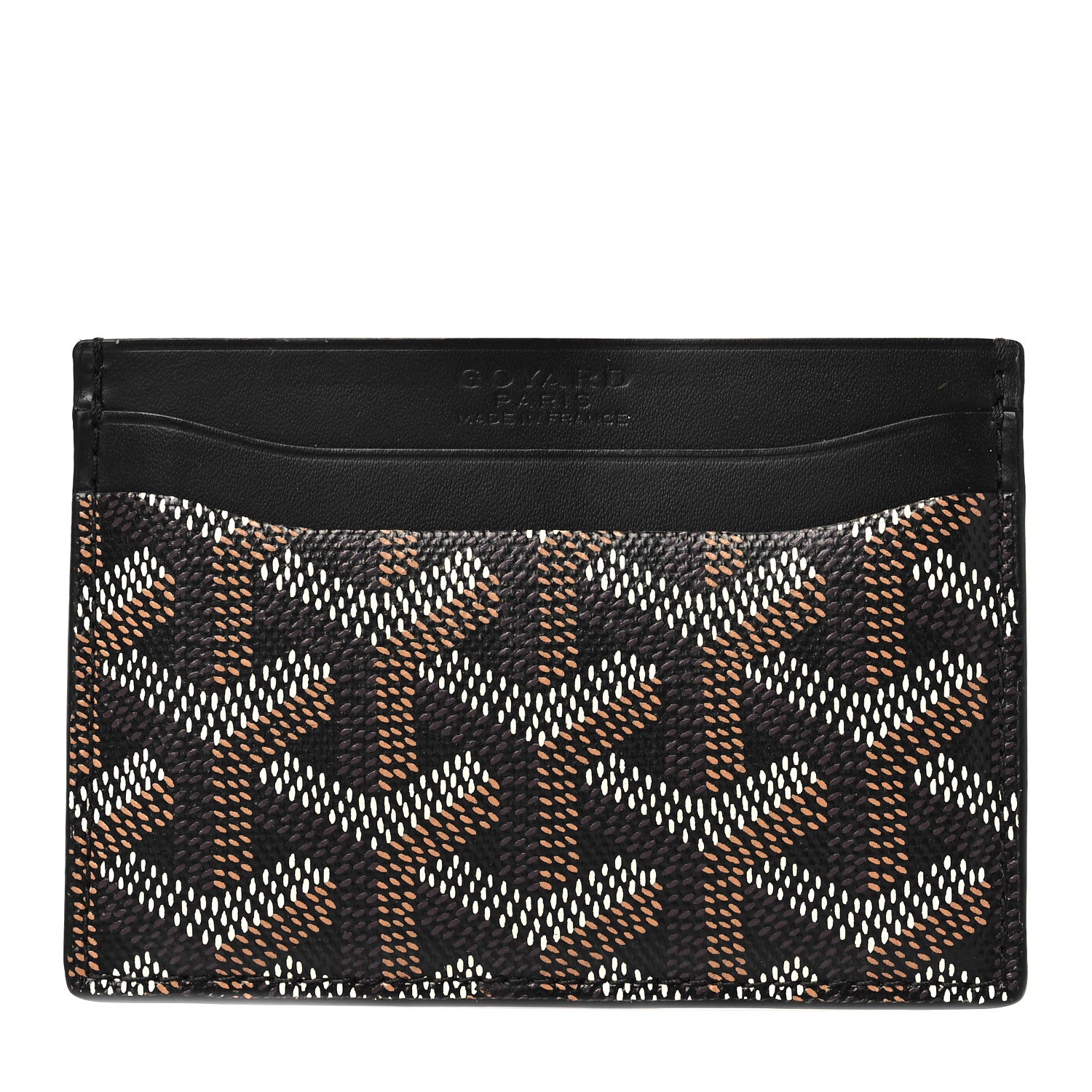 Goyard Goyardine Saint Sulpice Card Holder Black 1 of 7