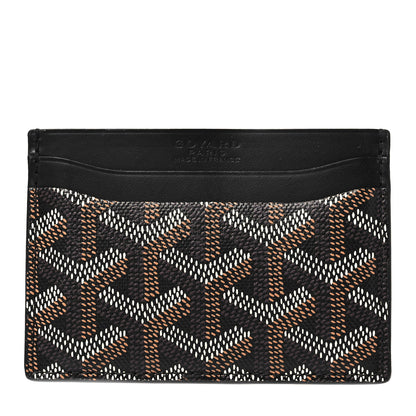 Goyard Goyardine Saint Sulpice Card Holder Black 1 of 7