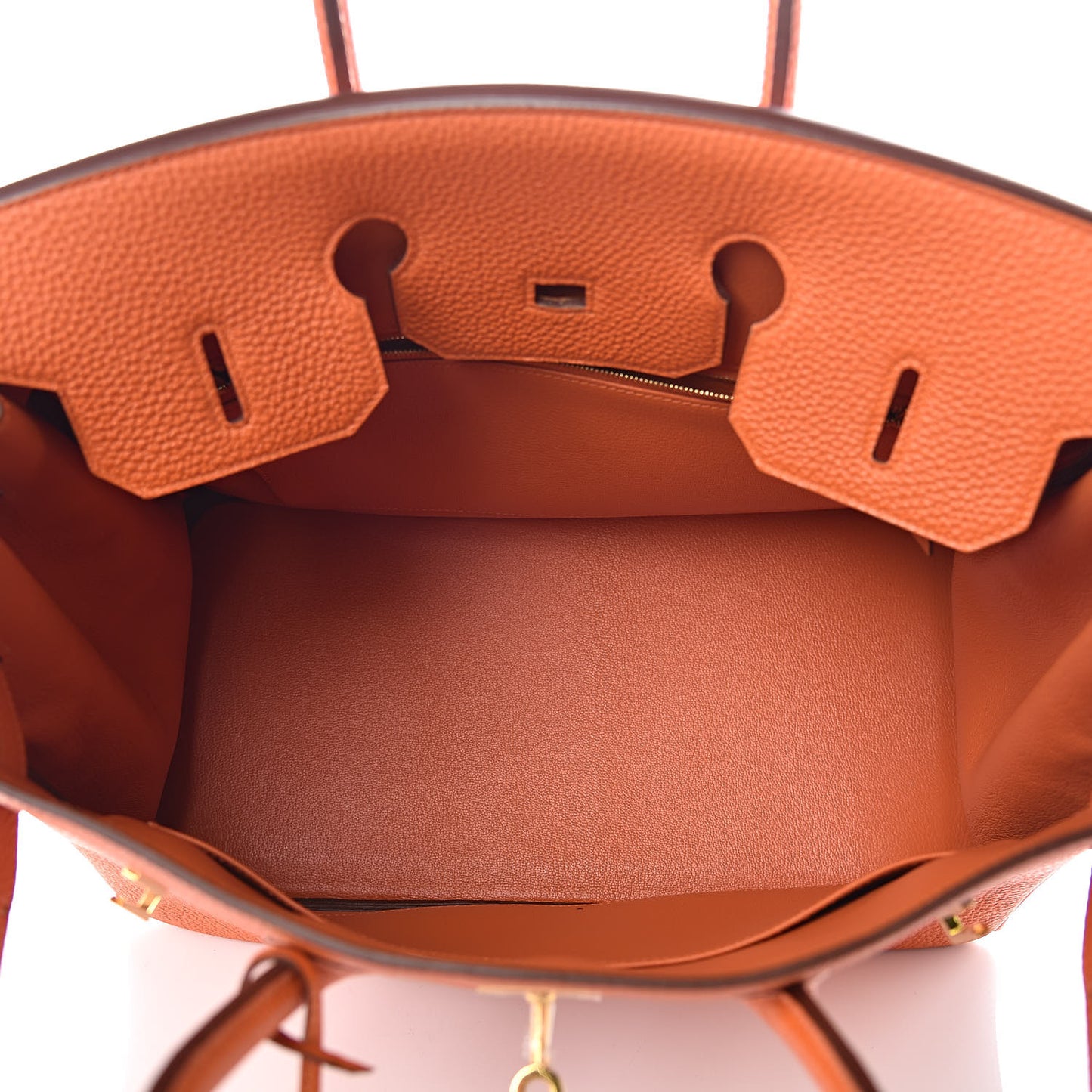 Togo Birkin 35 Orange