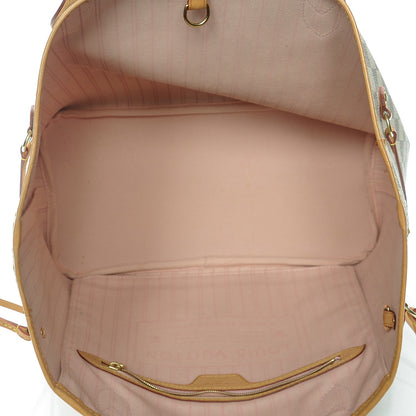 Louis Vuitton Damier Azur Neo Neverfull MM Rose Ballerine 5 of 6