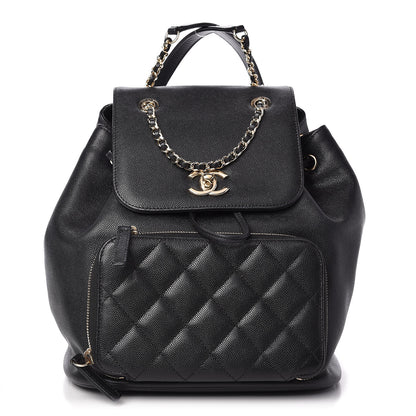 Chanel Caviar Quilted Business Affinity Backpack Black 1 of 9