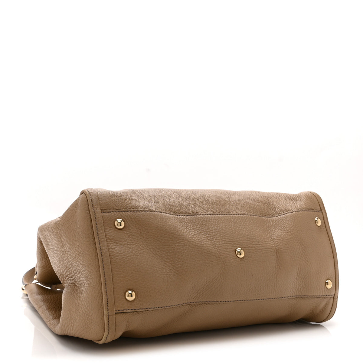 Gucci Pebbled Calfskin Medium Soho Shoulder Bag Camelia 4 of 11