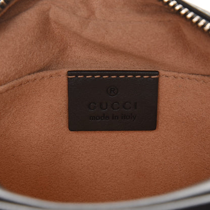 Gucci Calfskin Matelasse Mini GG Marmont Chain Shoulder Bag Black 6 of 7
