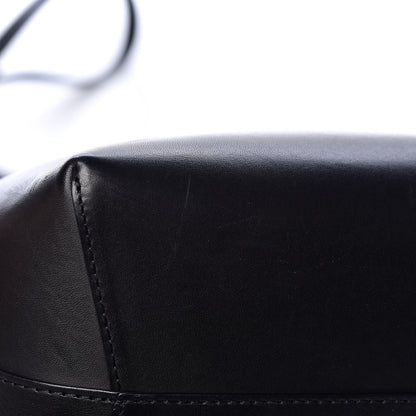 Mansur Gavriel Vegetable Tanned Calfskin Mini Bucket Bag Black Royal 11 of 20