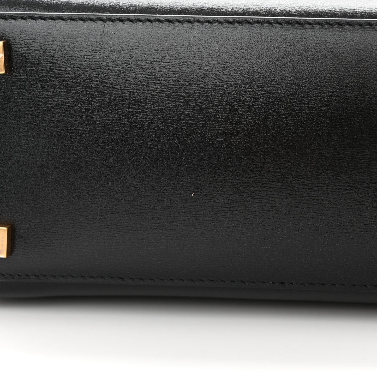 Calfskin Small Manhattan Shopper Tote Black