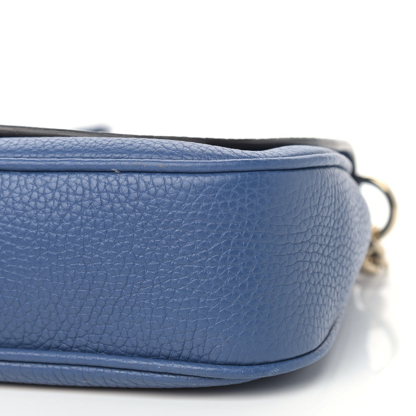 Pebbled Calfskin Medium Soho Flap Crossbody Caspian