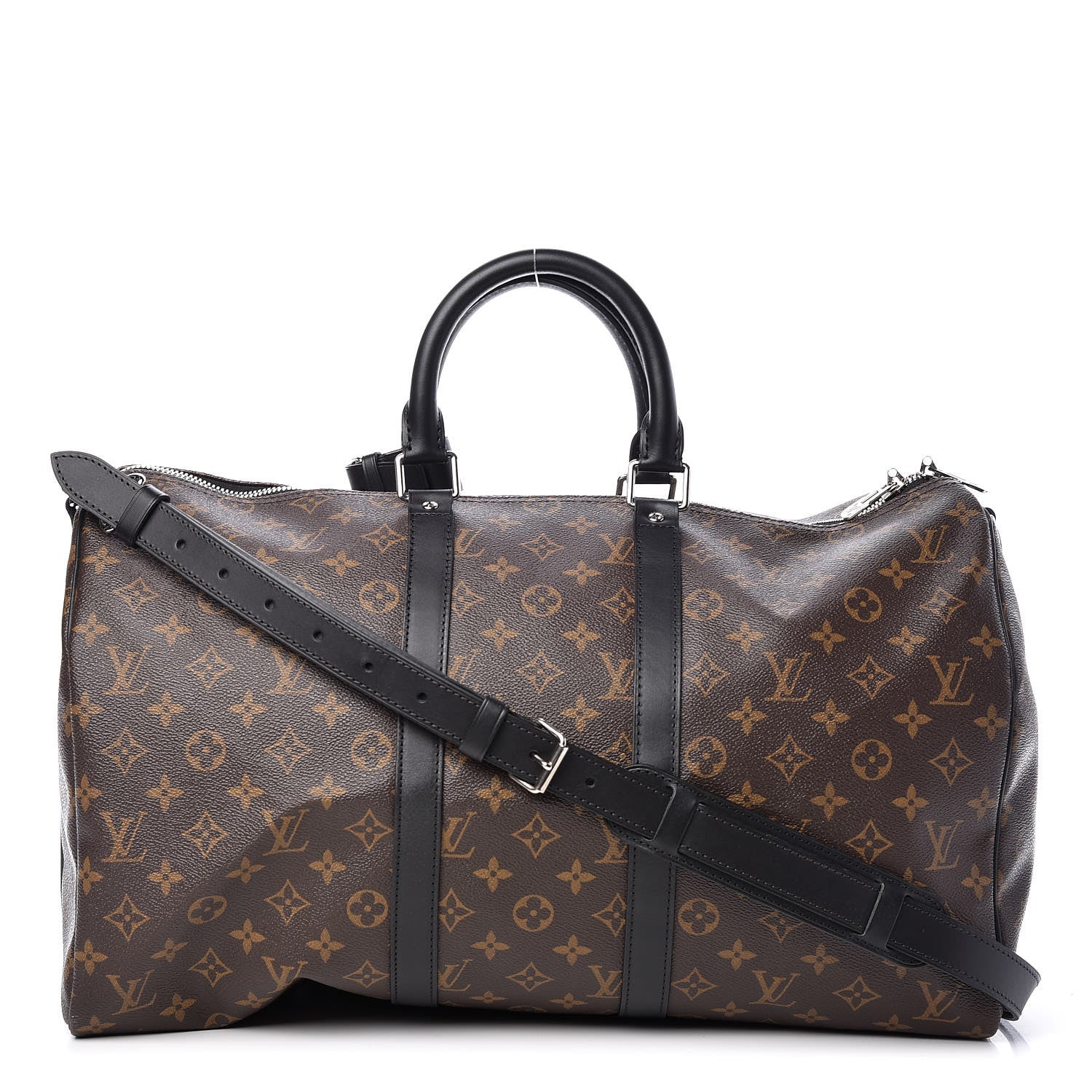 Louis Vuitton Monogram Macassar Keepall Bandouliere 45 1 of 9