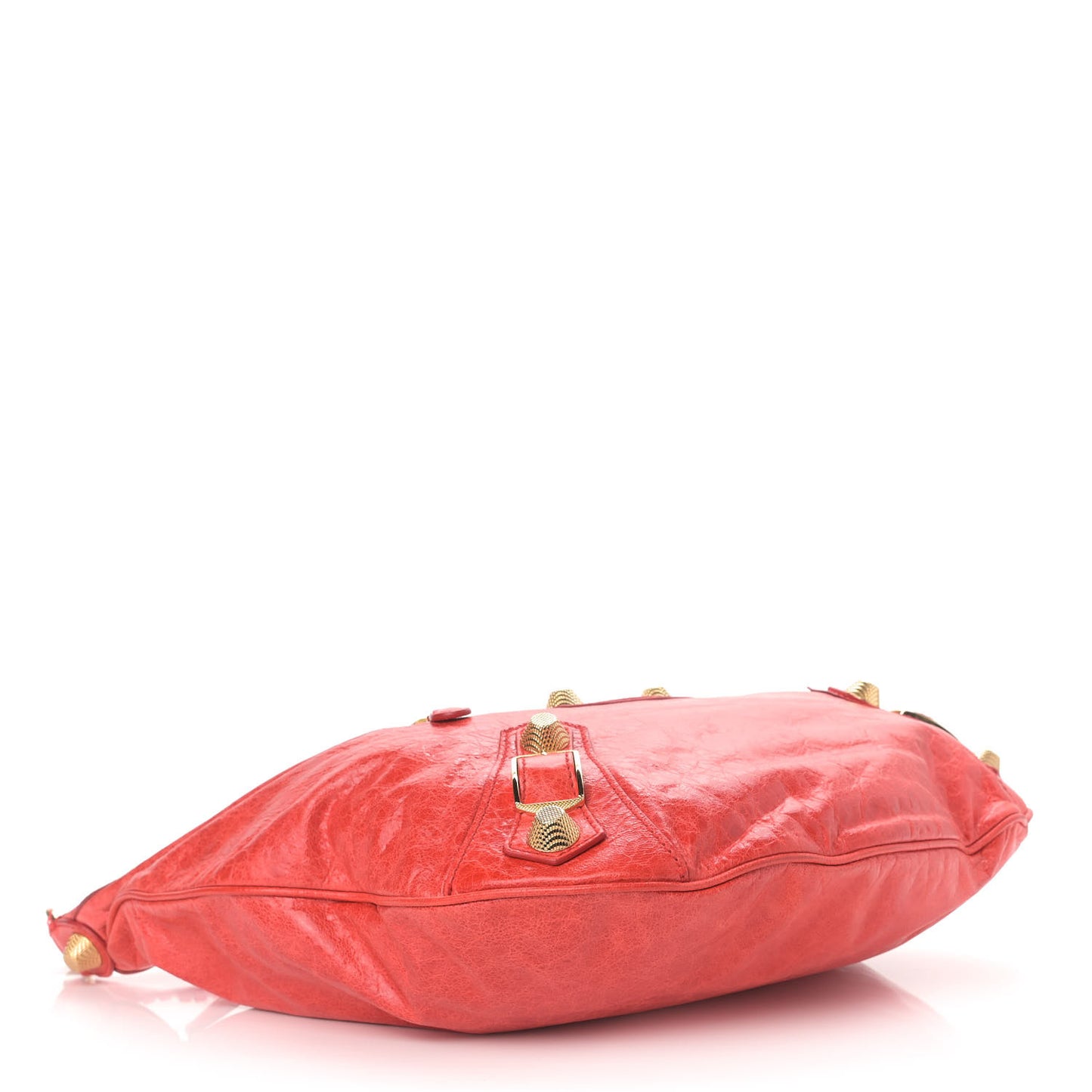 Agneau Giant 21 Gold Hardware Hobo Vermillion
