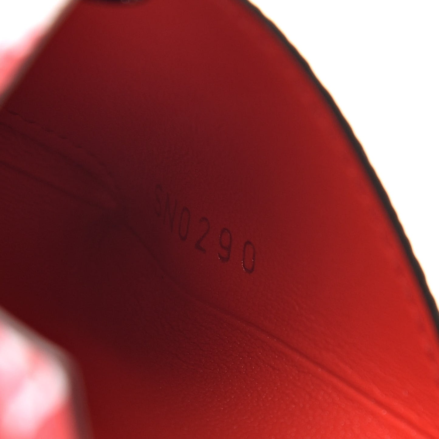 Monogram Escale Small Kirigami Pochette Insert Red