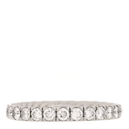David Yurman Platinum Diamond 2.8mm Eden Band Ring 54 7 1 of 5