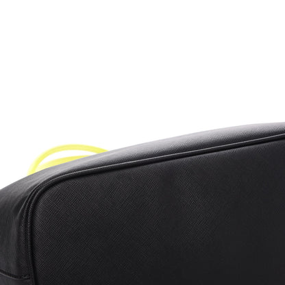 Givenchy Calfskin Small Antigona Tote Black Neon Yellow 10 of 10