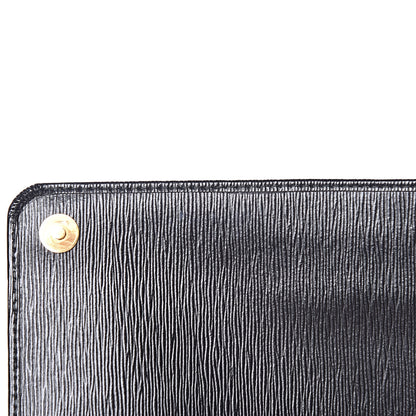 Prada Vitello Move Metal Oro Chain Wallet Black 8 of 11