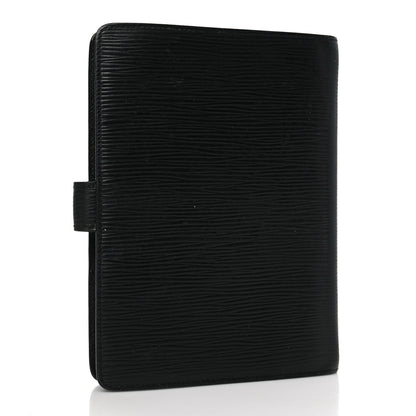 Louis Vuitton Epi Medium Ring Agenda Cover Black 3 of 8