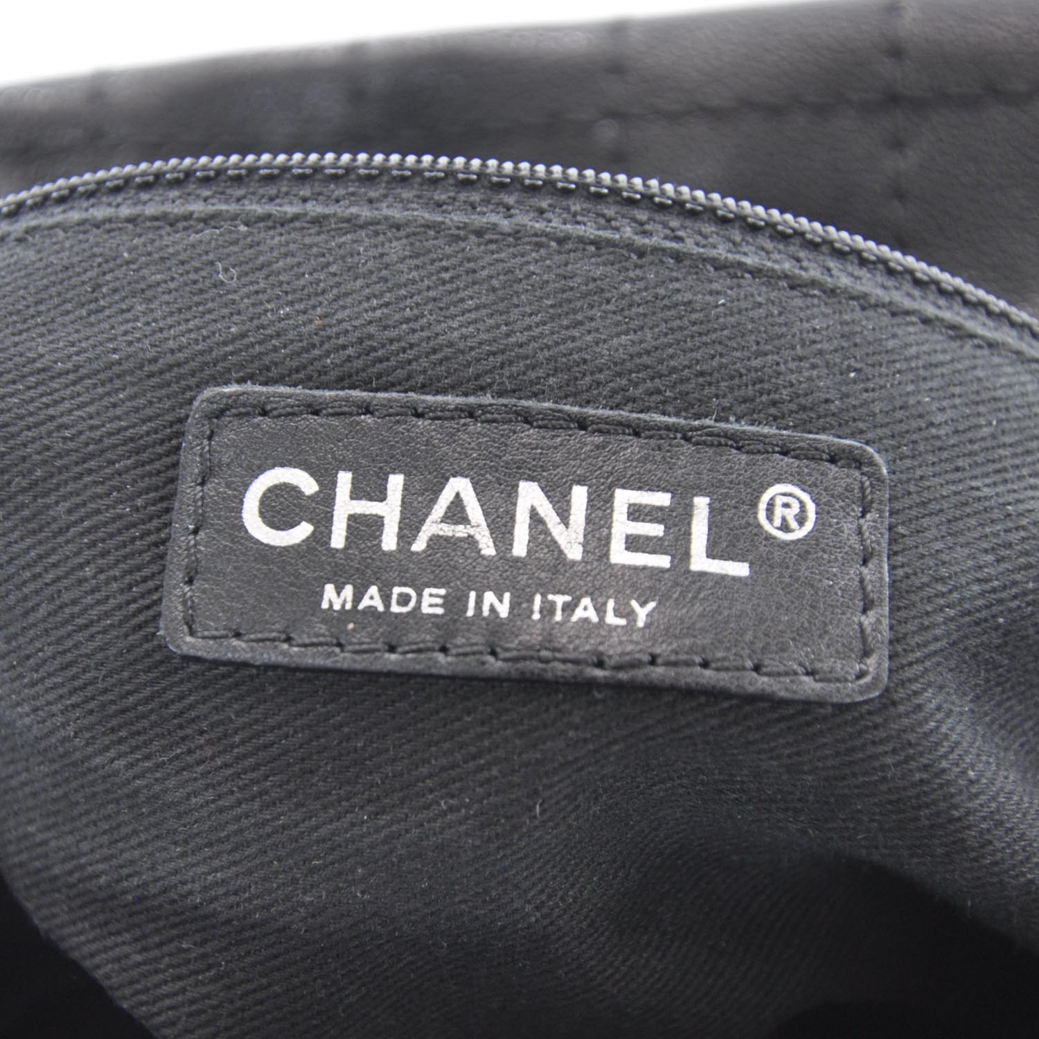 Chanel Leather Essential Bowler Black 8 of 9
