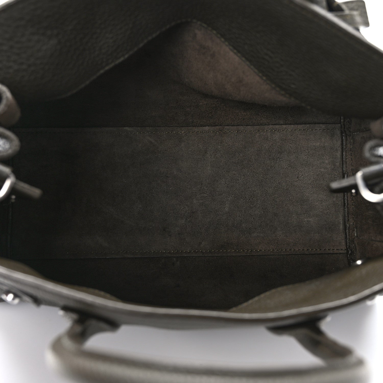 Saint Laurent Grained Calfskin Baby Sac De Jour Souple Earth 5 of 13