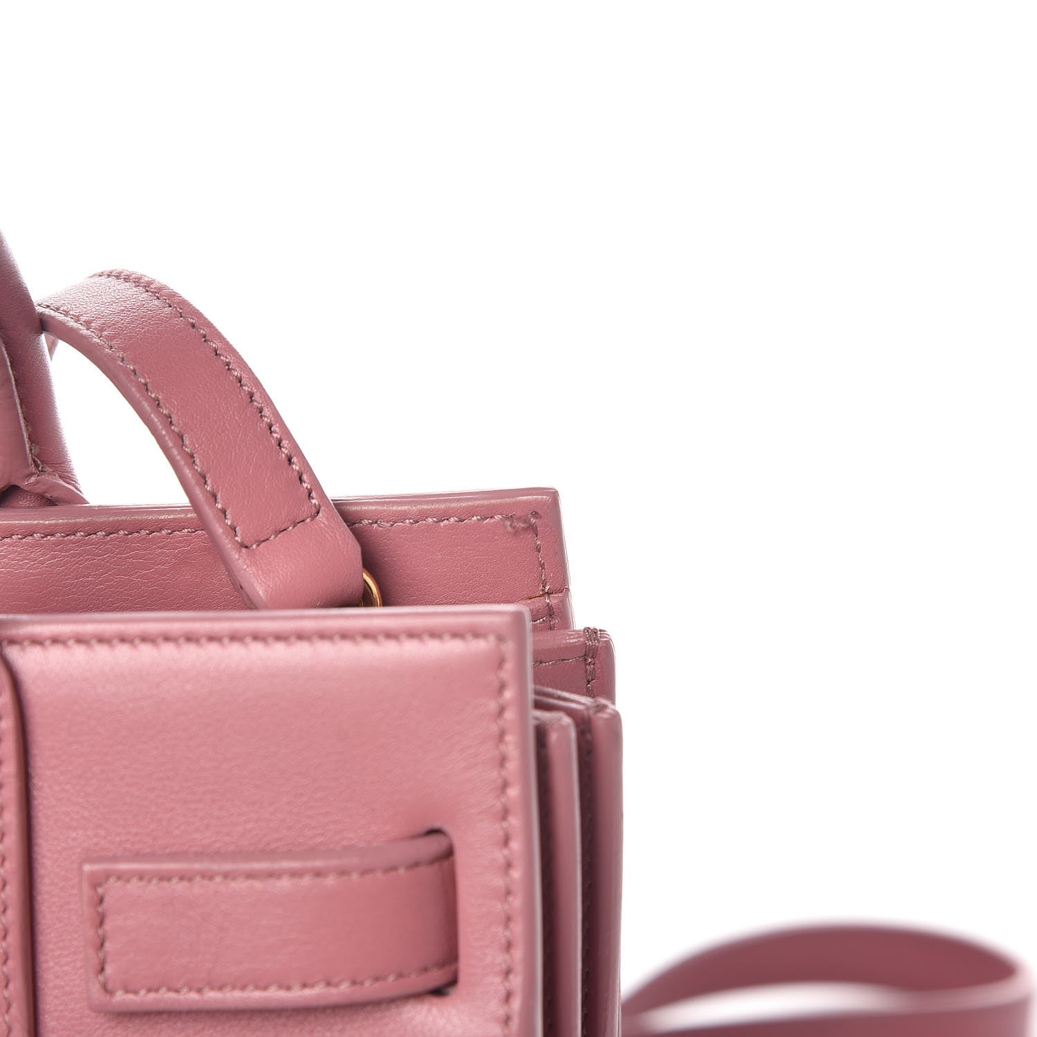 Saint Laurent Calfskin Nano Sac De Jour Rose Dark 8 of 13