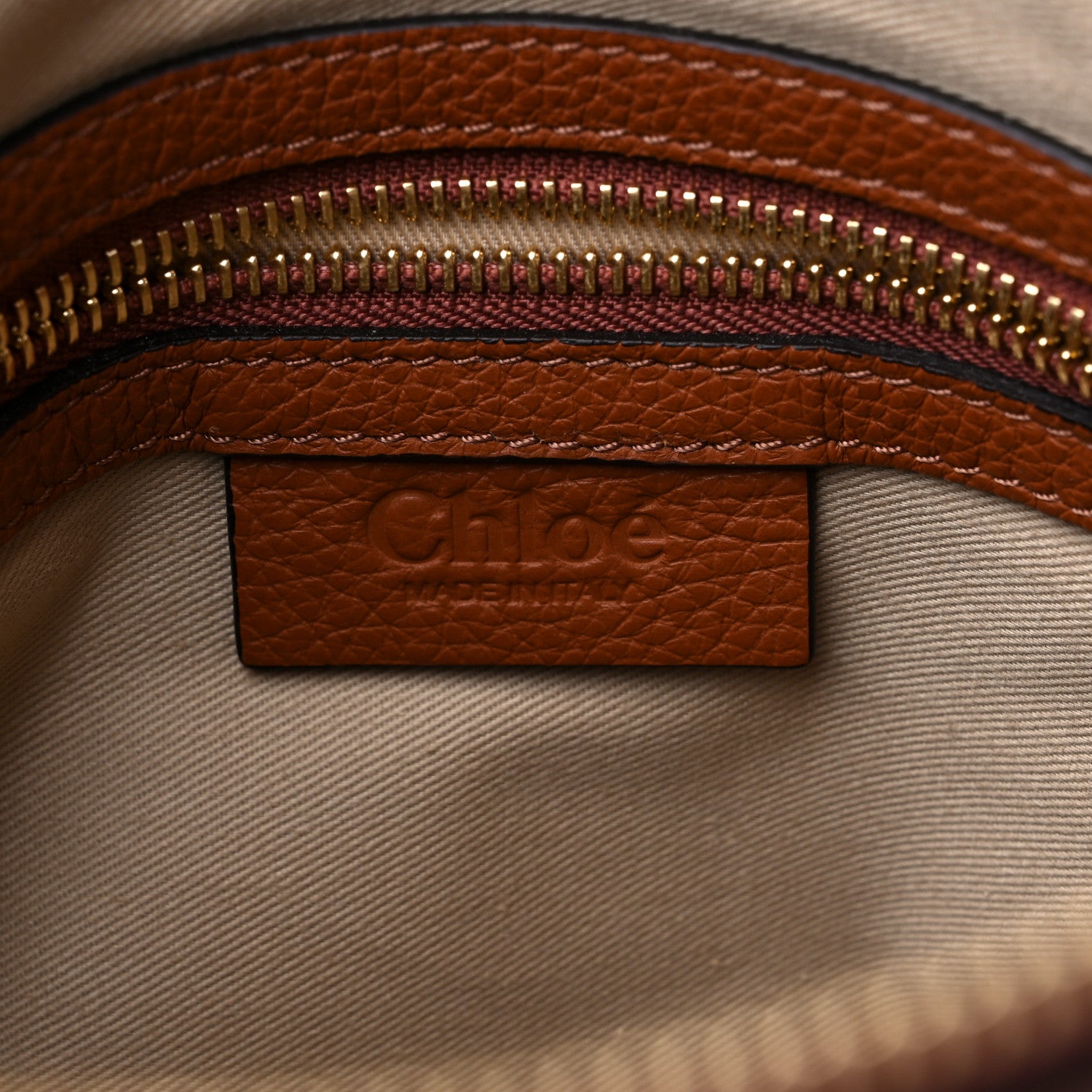 Chloe Calfskin Small Marcie Satchel Tan 5 of 9