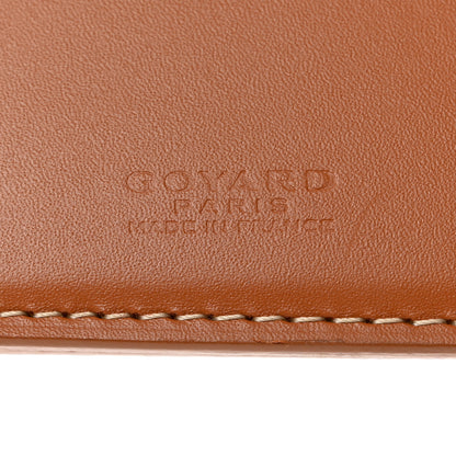 Goyard Goyardine Saint Pierre Card Holder Black Gold 5 of 7