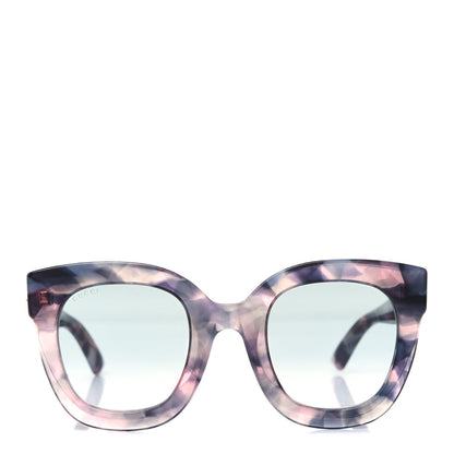 Gucci Round Frame Star Sunglasses GG0208S Grey Pink 2 of 7