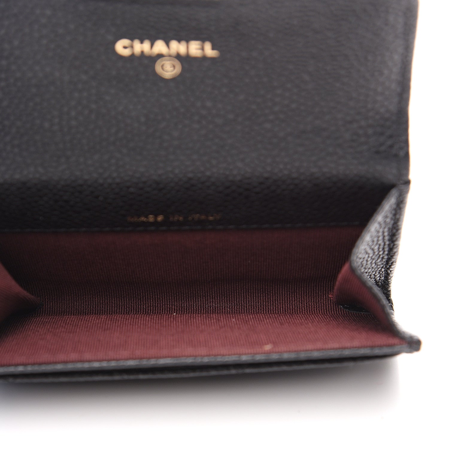 Chanel Caviar Quilted Flap Card Holder Black 4 of 7