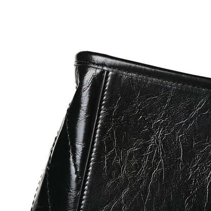 Saint Laurent Crinkled Calfskin Matelasse Monogram Medium Niki Shopper Tote Black 13 of 14
