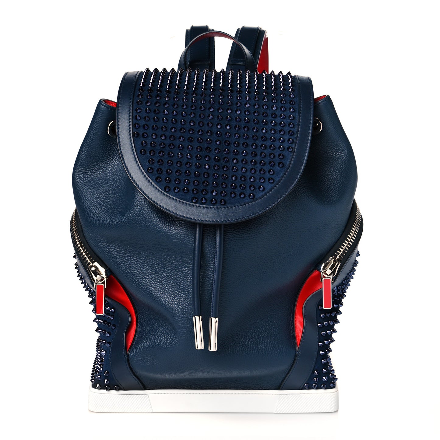 Calfskin Spiked Explorafunk Backpack Marine