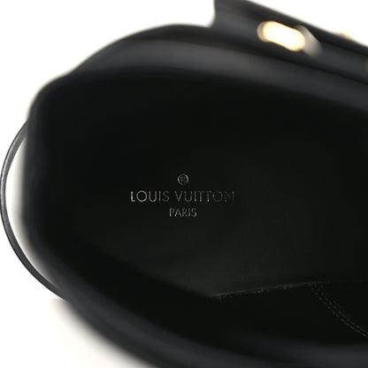 Louis Vuitton Calfskin Wonderland Ranger Boots 38.5 Black 7 of 10