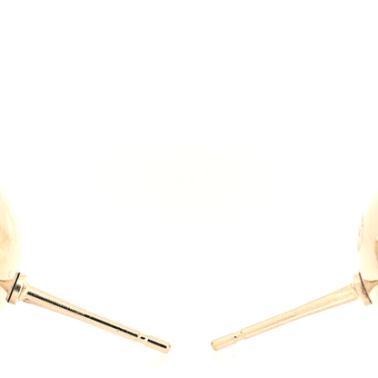 Chanel Metal Bead CC Stud Earrings Gold 3 of 4