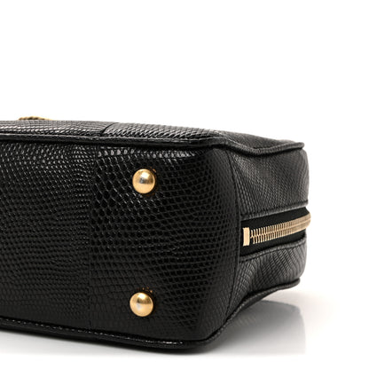 Chanel Lizard Coco Vintage Camera Case Black 10 of 10