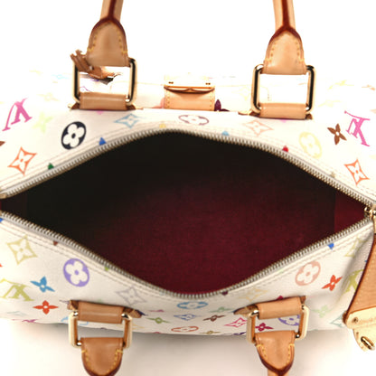 Louis Vuitton Monogram Multicolor Speedy 30 White 5 of 22