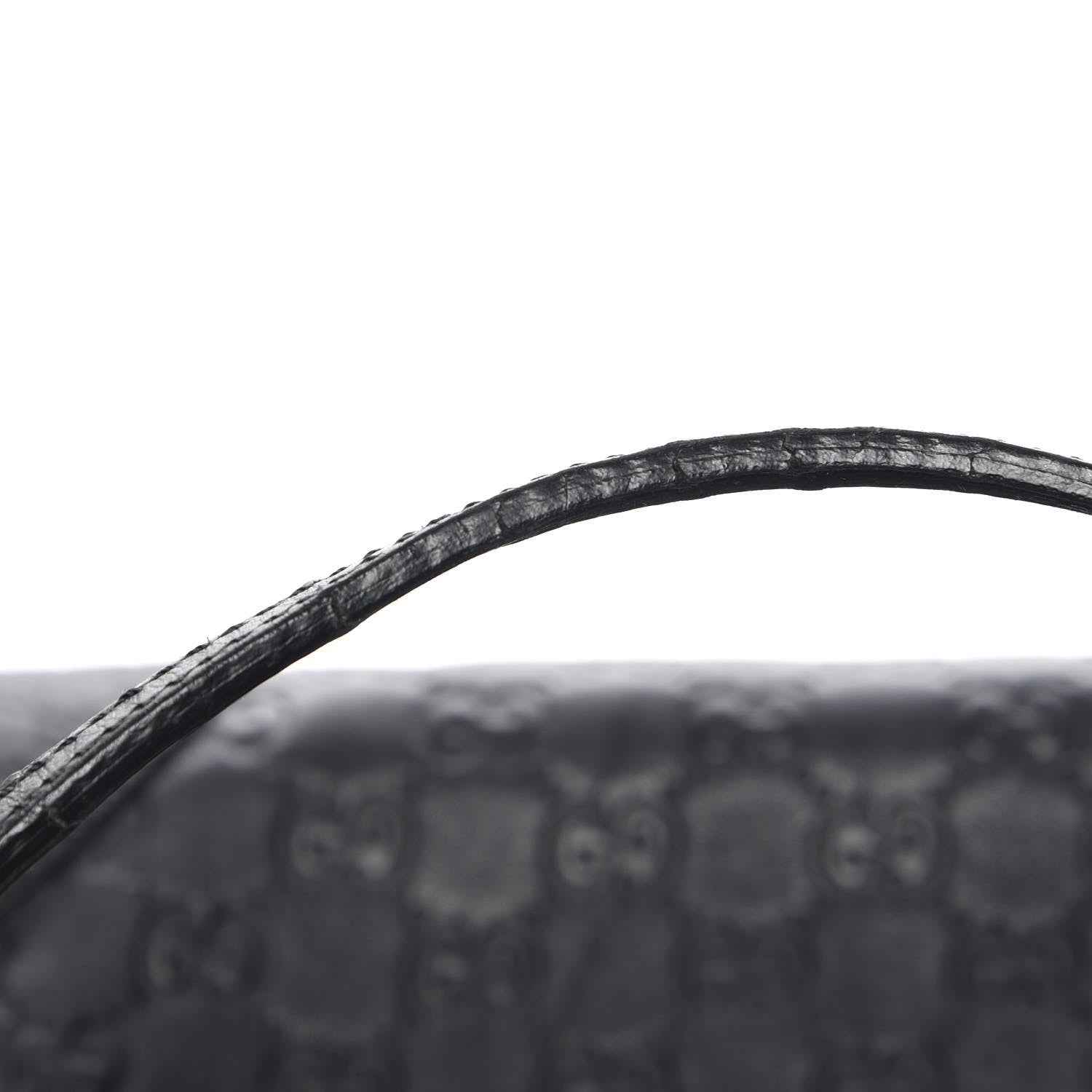 Gucci Guccissima Large Bree Foldover Tote Black 9 of 11