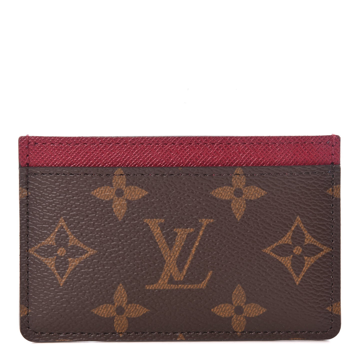 Monogram Card Holder Fuchsia