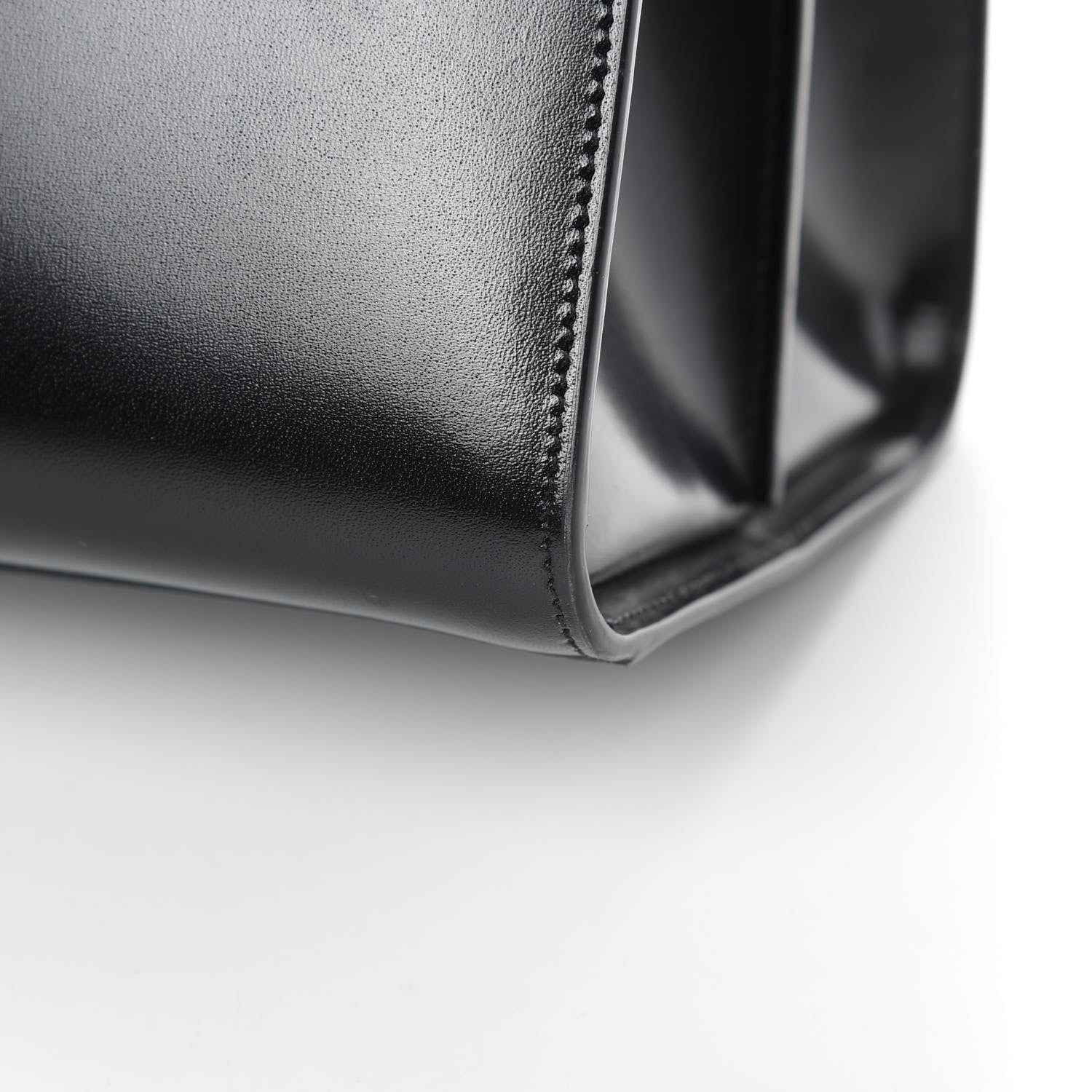 Saint Laurent Shiny Calfskin Large Uptown Tote Black 13 of 14
