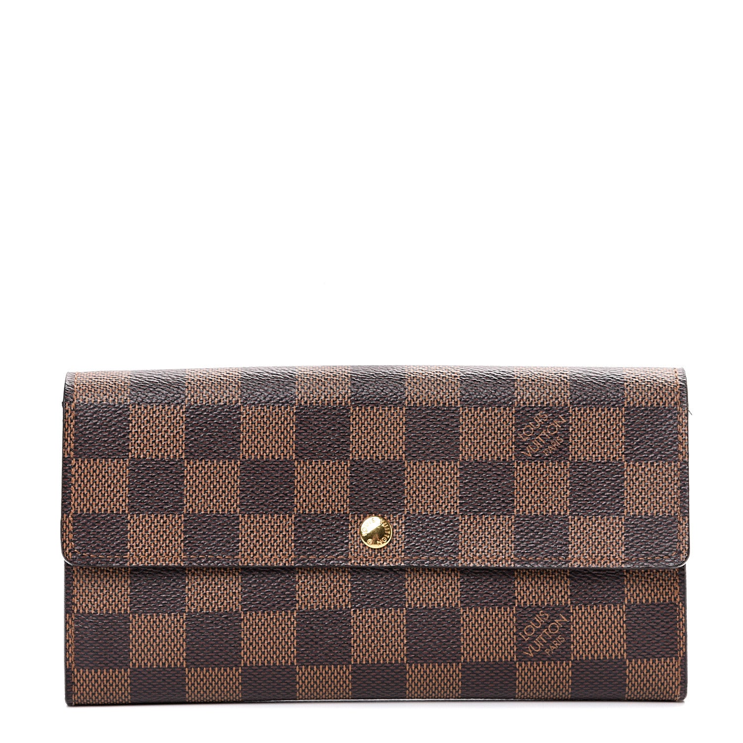 Louis Vuitton Damier Ebene Sarah Wallet 1 of 11